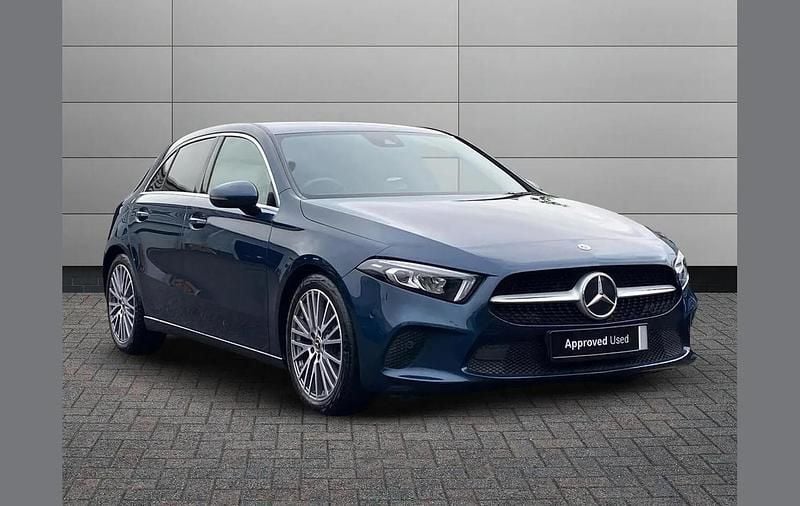 Denim blue Used 2021 Mercedes A180 Executive Hatchback | £20,250 (Fair price) - Image 1/4