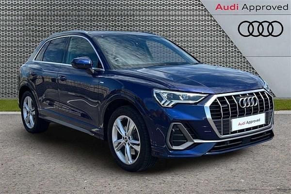 Blue Used 2022 Audi Q3 S-Line SUV | £27,143 (Good price) - Image 1/3