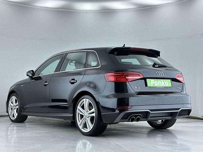 Used Audi A3 Sportback S-Line 2017 Black Hatchback