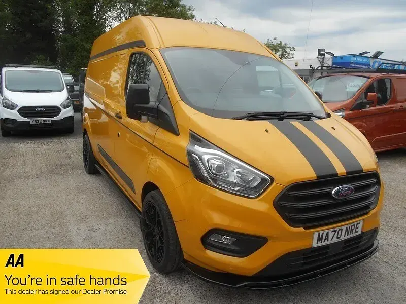 Used Ford Transit Custom Trend 130 HP (95 kW) 2020 Yellow Van