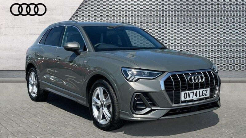Grey Used 2024 Audi Q3 S-Line SUV | £33,120 (Fair price) - Image 1/4