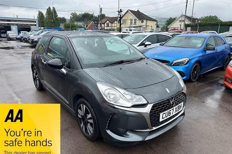 Grey Used 2017 DS Automobiles DS3 Chic Hatchback | £5,495 (Fair price) - Image 1/1