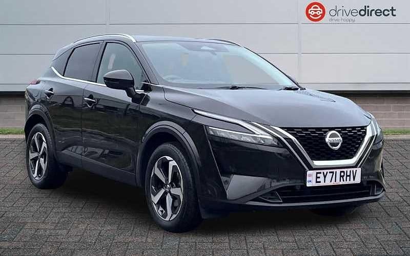 Black Used 2021 Nissan Qashqai S SUV | £18,783 (A bit pricey) - Image 1/4
