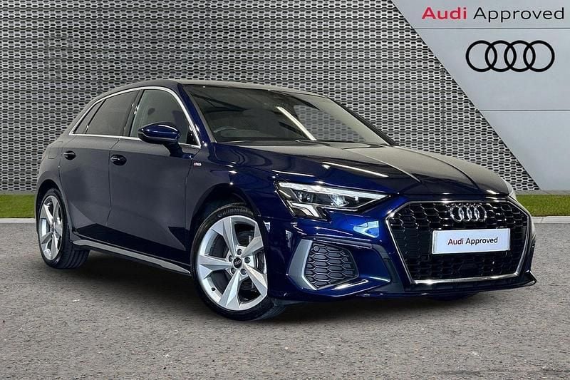 Blue Used 2023 Audi A3 S-Line Hatchback | £25,831 (A bit pricey) - Image 1/3