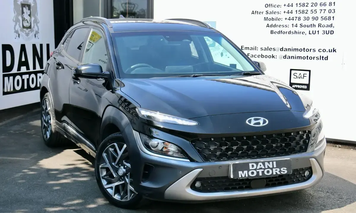 Used Hyundai Kona Premium 141 HP (103 kW) 2021 Black SUV