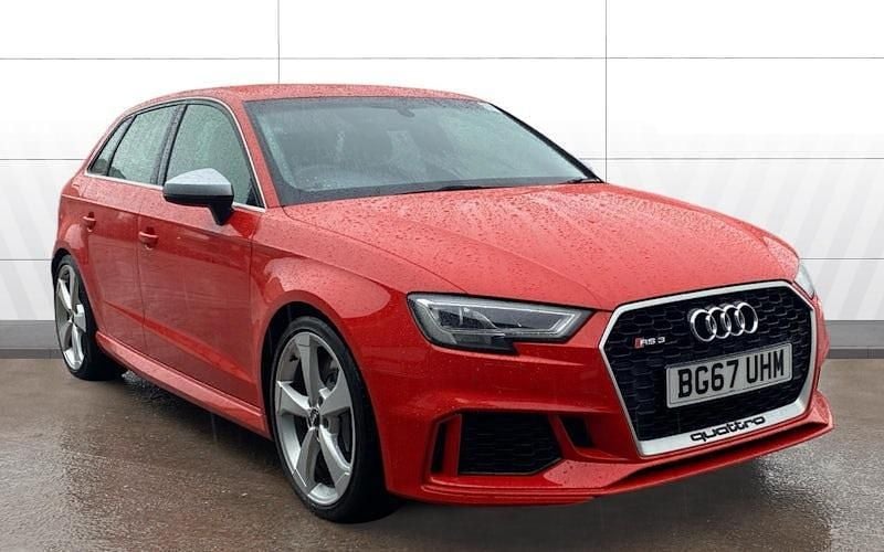 Used Audi RS3 Sport 400 HP (294 kW) 2017 Red Sedan