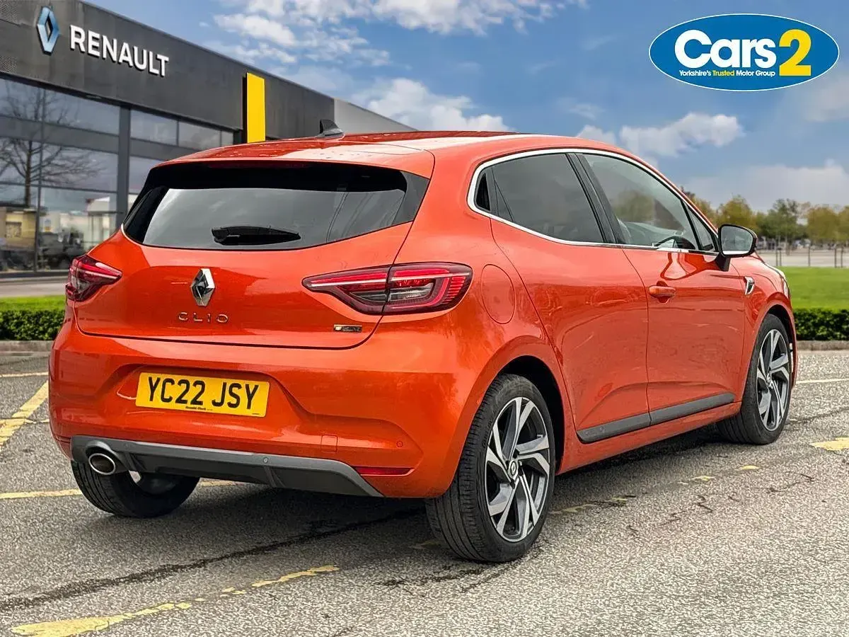 Used Renault Clio V RS Line 90 HP (66 kW) 2022 Orange Hatchback