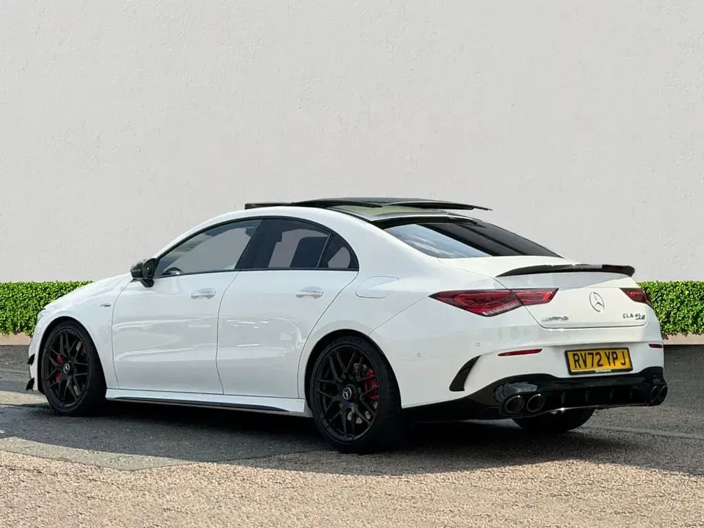 Used Mercedes CLA45 AMG AMG 421 HP (309 kW) 2023 White Coupe