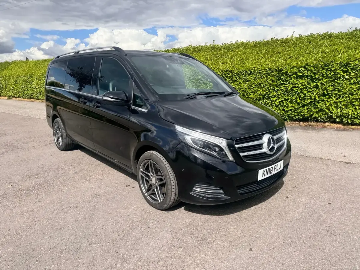 Used Mercedes V220 163 HP (119 kW) 2018 Black MPV