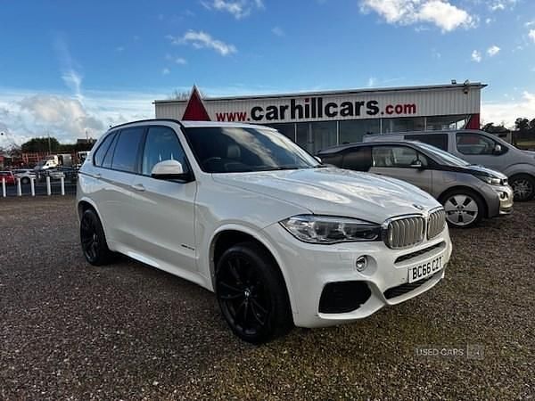 White Used 2017 BMW X5 M Sport SUV | £22,750 (A bit pricey) - Image 1/4