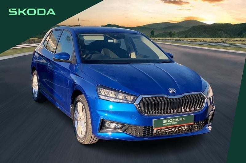 New Skoda Fabia SE L 113 HP (83 kW) 2025 Blue Hatchback