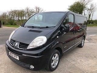 Used Renault Trafic 115 HP (84 kW) 2012 Black MPV