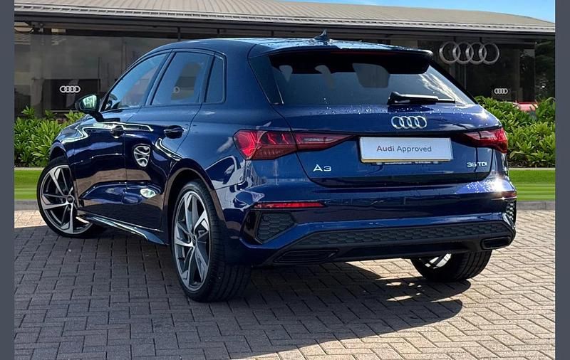 Used Audi A3 Comfort 150 HP (110 kW) 2022 Blue Sedan