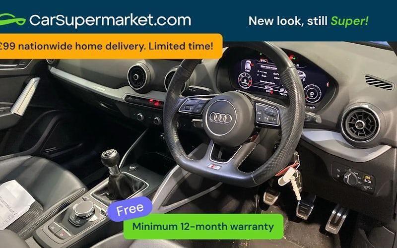 Used Audi Q2 S-Line 116 HP (85 kW) 2018 Blue SUV