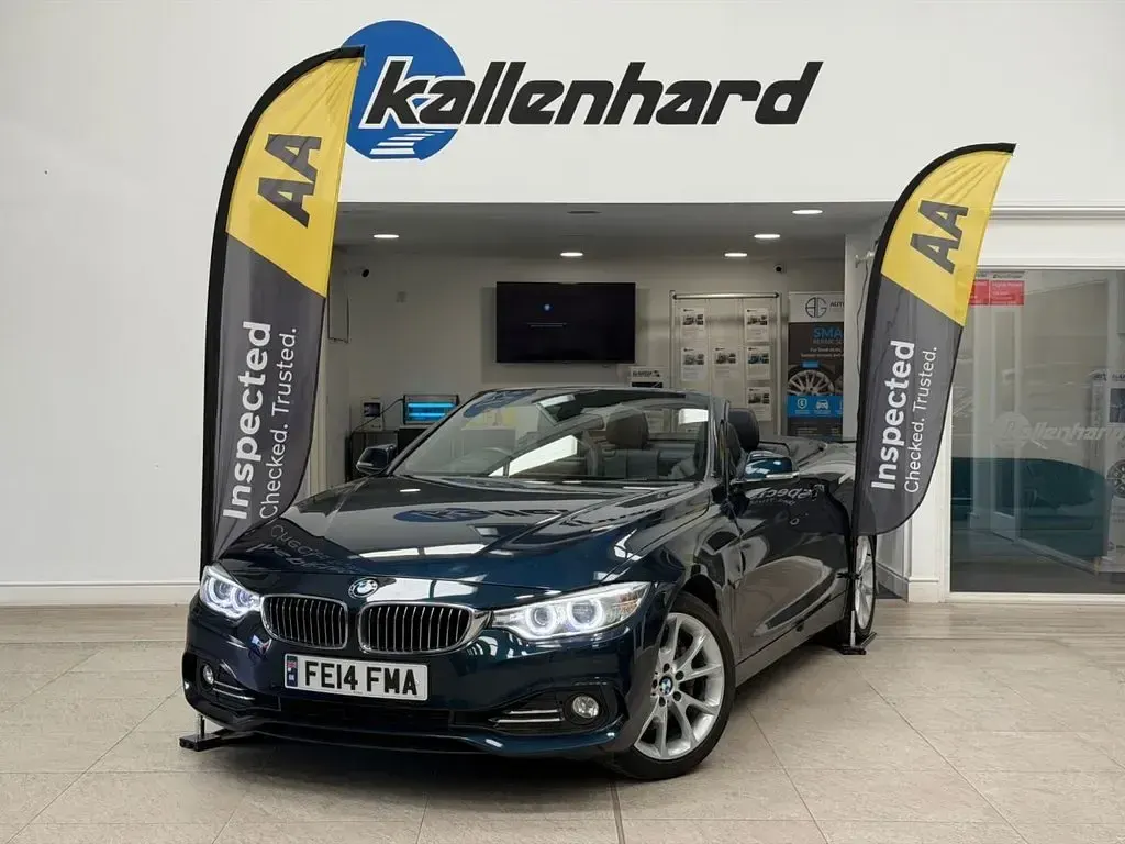 Used BMW 435 Luxury Line 306 HP (225 kW) 2014 Blue Cabriolet