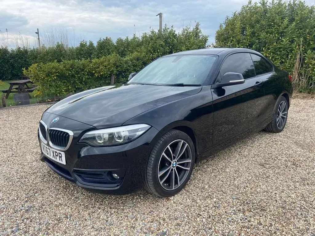 Used BMW 218 Sport Line 150 HP (110 kW) 2017 Black Coupe
