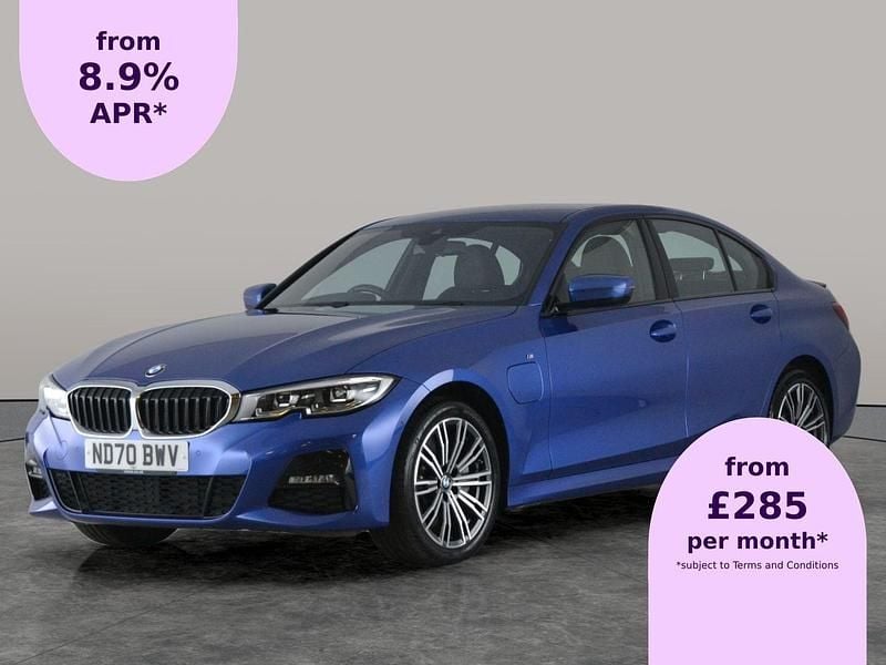 Blue Used 2020 BMW 330e M Sport Sedan | £19,349 (Fair price) - Image 1/2