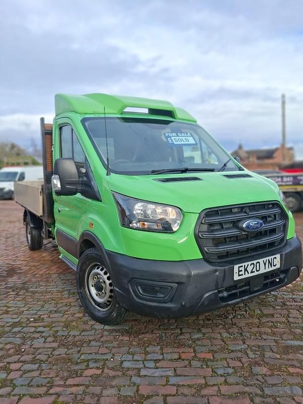 Used Ford Transit 130 HP (95 kW) 2020 Green Cabriolet