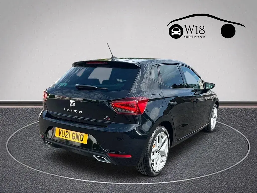 Used Seat Ibiza FR 110 HP (80 kW) 2021 Black Hatchback