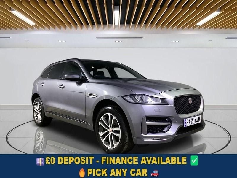 Grey Used 2021 Jaguar F-Pace R-Sport SUV | £16,299 (Fair price) - Image 1/4