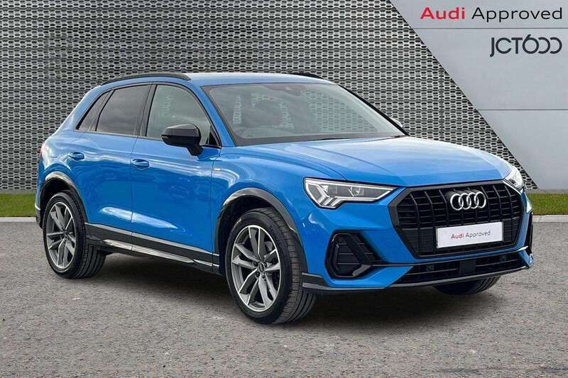 Blue Used 2022 Audi Q3 Black Edition SUV | £26,613 (Good price) - Image 1/4