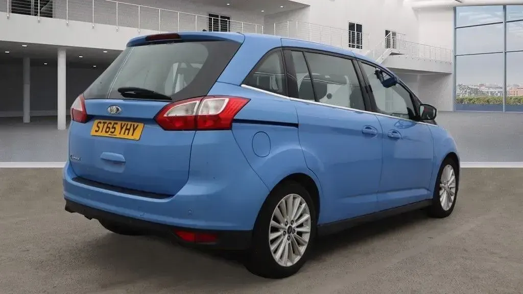 Used Ford Grand C-Max Titanium 118 HP (86 kW) 2016 Blue MPV