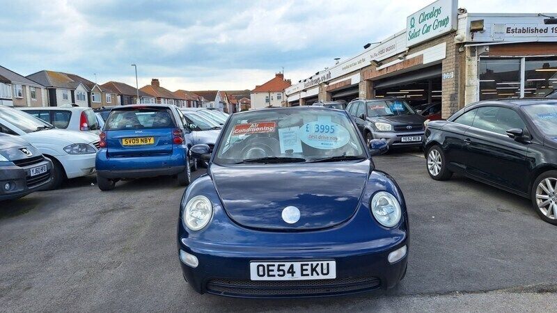 Blue Used 2004 VW Beetle Cabriolet | £2,995 - Image 1/4