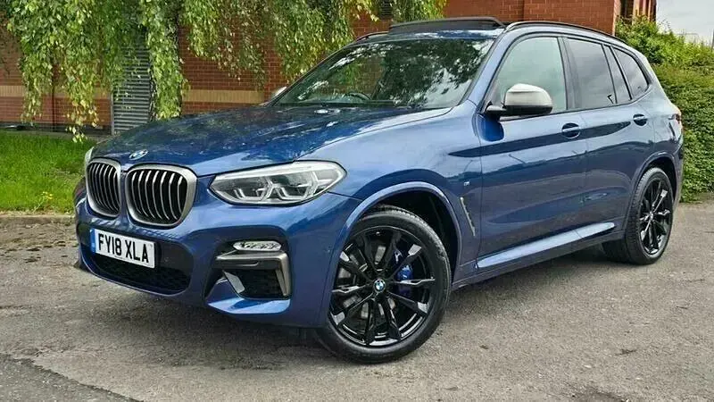 Used BMW X3 M Sport 360 HP (264 kW) 2018 Blue SUV