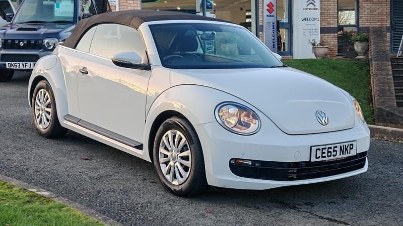 White Used 2015 VW Beetle S Cabriolet | £10,695 (Fair price) - Image 1/4