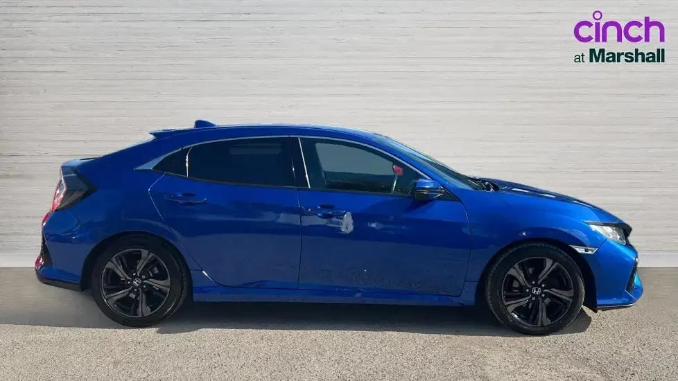 Begagnad Honda Civic SR 120 HK (88 kW) 2018 Blå