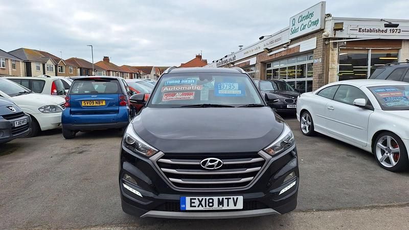 Black Used 2018 Hyundai Tucson SE SUV | £8,995 (Fair price) - Image 1/4