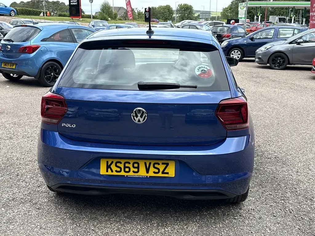 Used VW Polo SEL 2019 Blue Hatchback