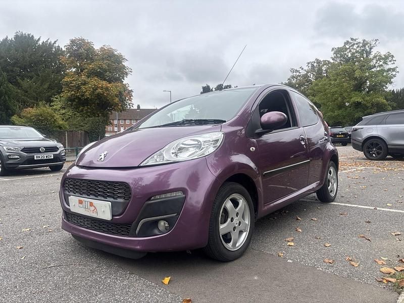 Used Peugeot 107 Allure 68 HP (50 kW) 2012 Purple Hatchback