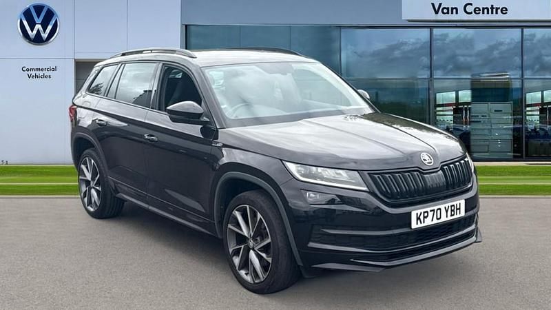 Black Used 2020 Skoda Kodiaq SportLine SUV | £26,500 (Good price) - Image 1/4