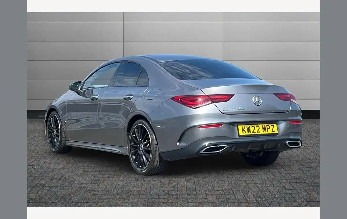 Used Mercedes CLA220 AMG Line Premium Plus 187 HP (137 kW) 2022 Grey Coupe