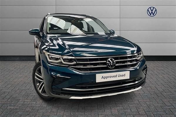 Blue Used 2023 VW Tiguan Elegance SUV | £27,299 (Fair price) - Image 1/4