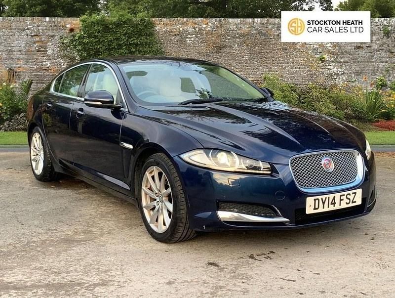 Blue Used 2014 Jaguar XF Premium Luxury Sedan | £5,995 (Fair price) - Image 1/4