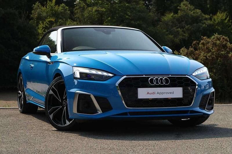 Blue Used 2020 Audi A5 Cabriolet Comfort Cabriolet | £26,995 - Image 1/4