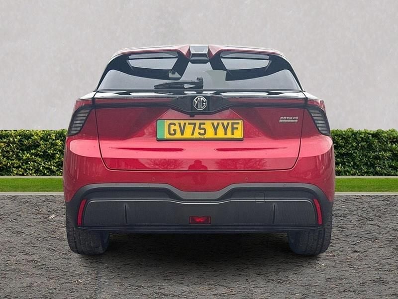 New MG MG4 EV Trophy 2026 Red Hatchback