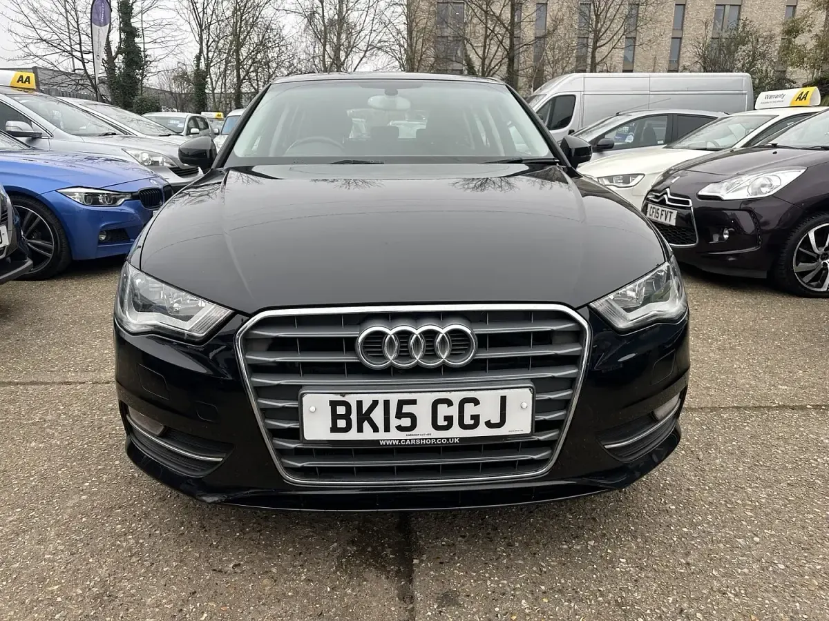 Used Audi A3 150 HP (110 kW) 2015 Black Hatchback