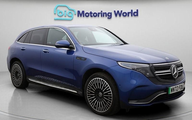Blue Used 2022 Mercedes EQC400 AMG Line Premium SUV | £27,542 (Fair price) - Image 1/4
