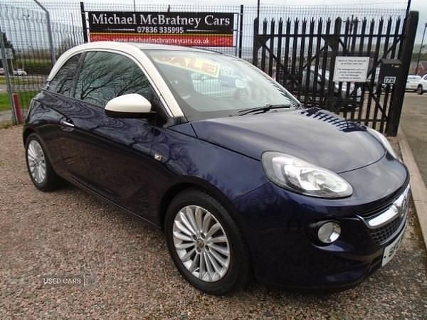 Used Vauxhall Adam Glam 100 HP (73 kW) 2014 Blue Hatchback