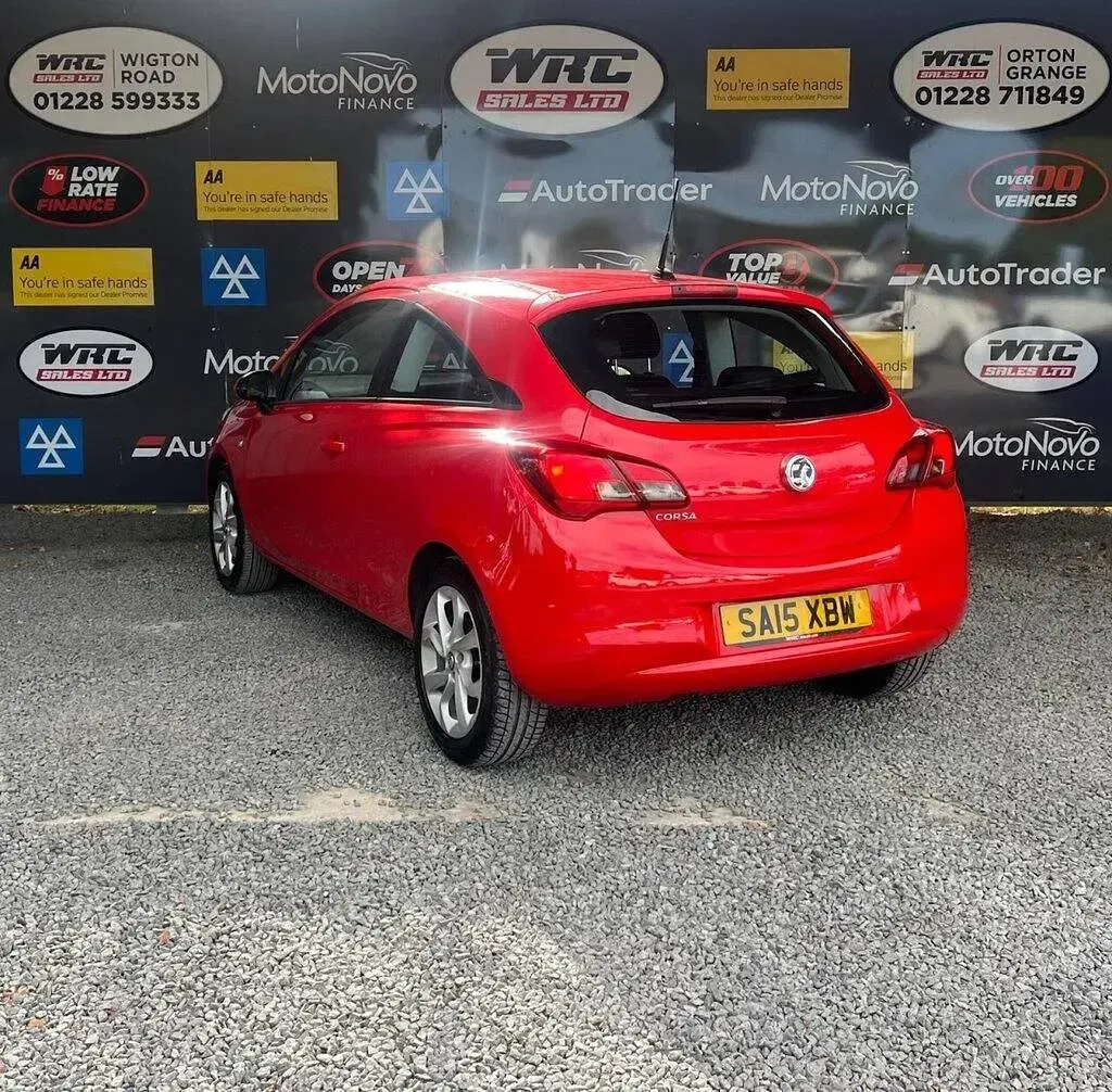 Used Vauxhall Corsa Excite 90 HP (66 kW) 2015 Red Hatchback