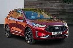 Red Used 2024 Ford Kuga ST-Line X SUV | £27,249 (A bit pricey) - Image 1/4