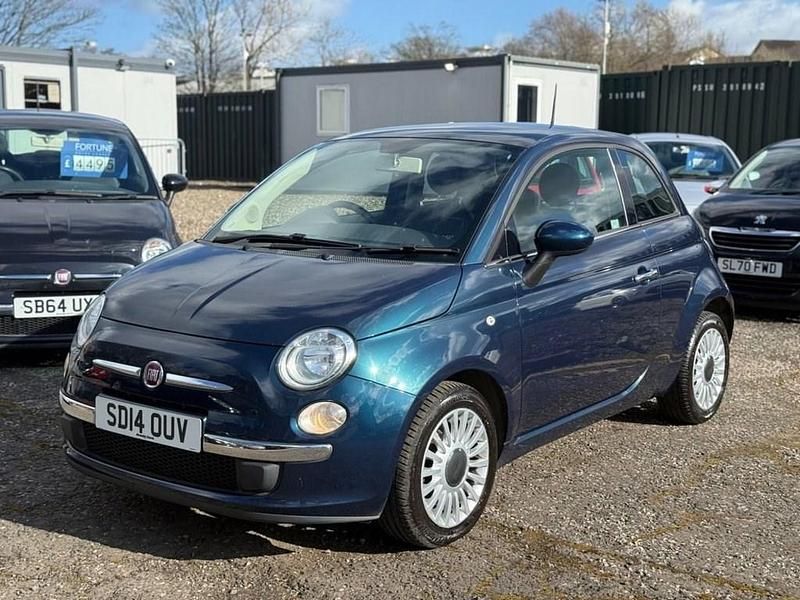 Usado Fiat 500 Lounge 69 HP (50 kW) 2014 Azul Citadino