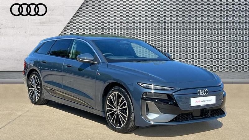 Blue Used 2025 Audi A6 e-tron S-Line Estate | £48,063 (Good price) - Image 1/4