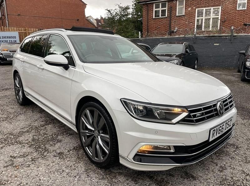 White Used 2016 VW Passat R-line Estate | £8,495 (Expensive) - Image 1/4