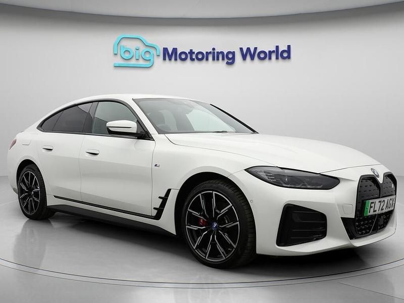 White Used 2022 BMW i4 M Sport Sedan | £23,700 (Fair price) - Image 1/4