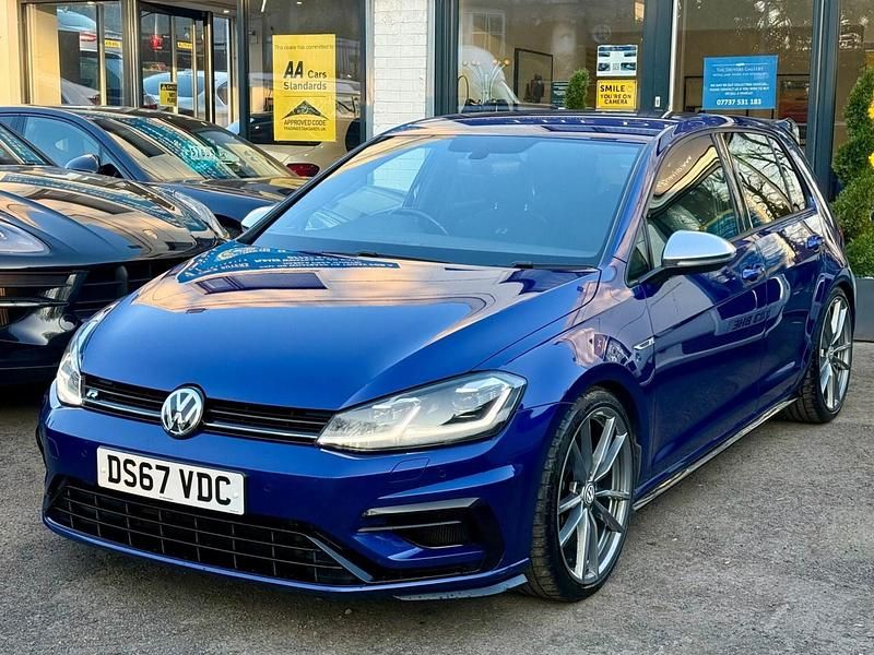 Used VW Golf VII R 310 HP (228 kW) 2018 Blue Hatchback