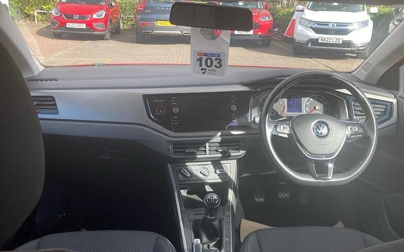 Used VW Polo Match 95 HP (69 kW) 2021 Red Hatchback